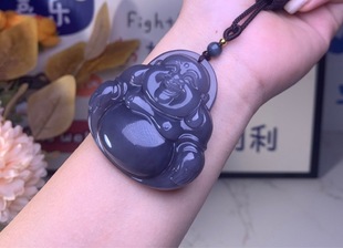 Hetian Jade Yanzi Buddha Pendant Women's Jade Pendant Yu Pei Big Belly Maitreya Laughing Buddha Jade Pendant Live Wholesale