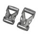 Manufacturer 20 ~ 51mm black ribbon adjustable buckle Y-shaped plastic buckle side open buckle supply wholesale