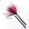 Rose red black broom