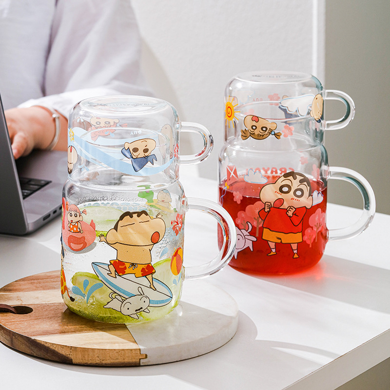 Hervidor de agua fría, hervidor de agua fría, alta capacidad de verano, vasos de vidrio a prueba de explosiones y resistentes a altas temperaturas para una persona, conjunto de tazas de bebida