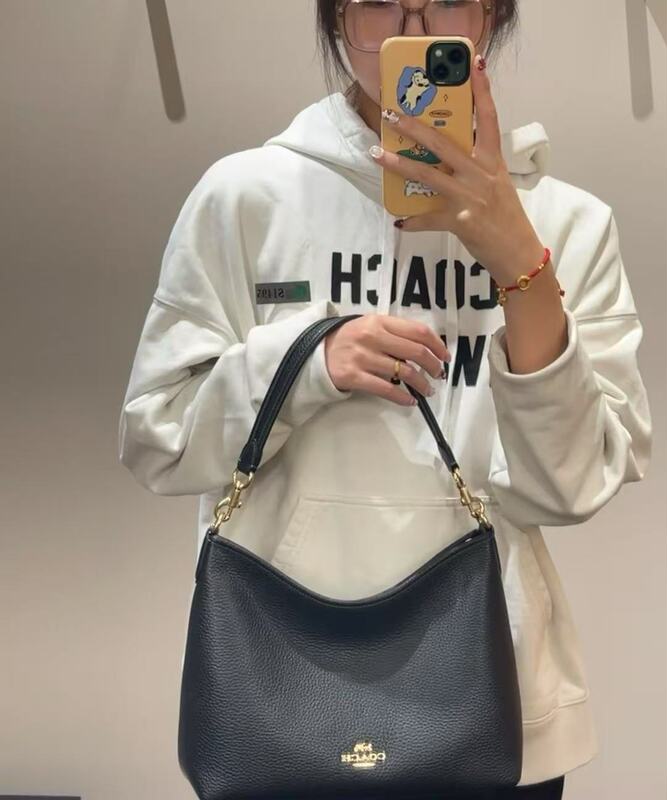 蔻家新款Laurel31流浪包单肩腋下包老花手提斜挎包C家托特女包|undefined