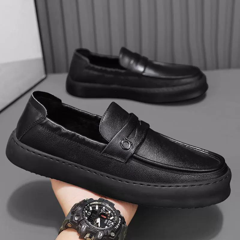 Мужская обувь 2024 Летняя новая модная обувь повседневная кожаная доска обувь Lefu обувь оптом