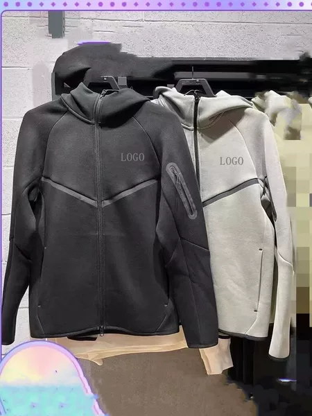 High-Quality Outdoor Sports Casual Jacket N-Shaped Spring and Autum Hooded Long-Sleeved Cardigan Running Training Clothing Sweatshirt Cross