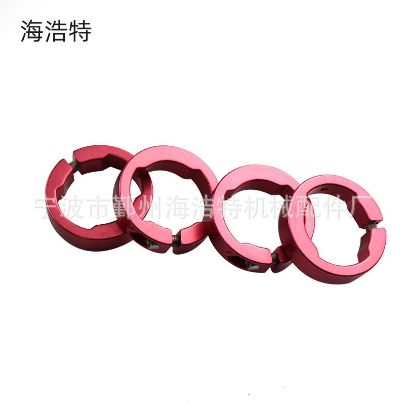 厂家供应自行车零配件固定式座管夹高强度铝合金座管夹单锁管夹