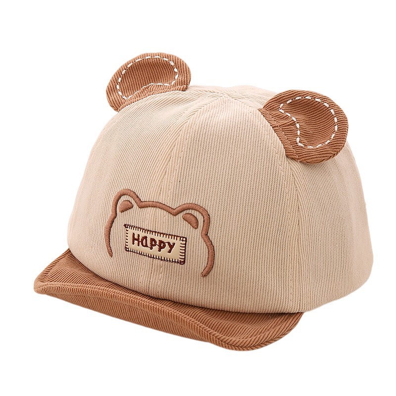 Sombreros para bebés otoño-invierno blando gorra de lengua lindo bebé para salir sombrero de sol primavera-outño sombrero de niño