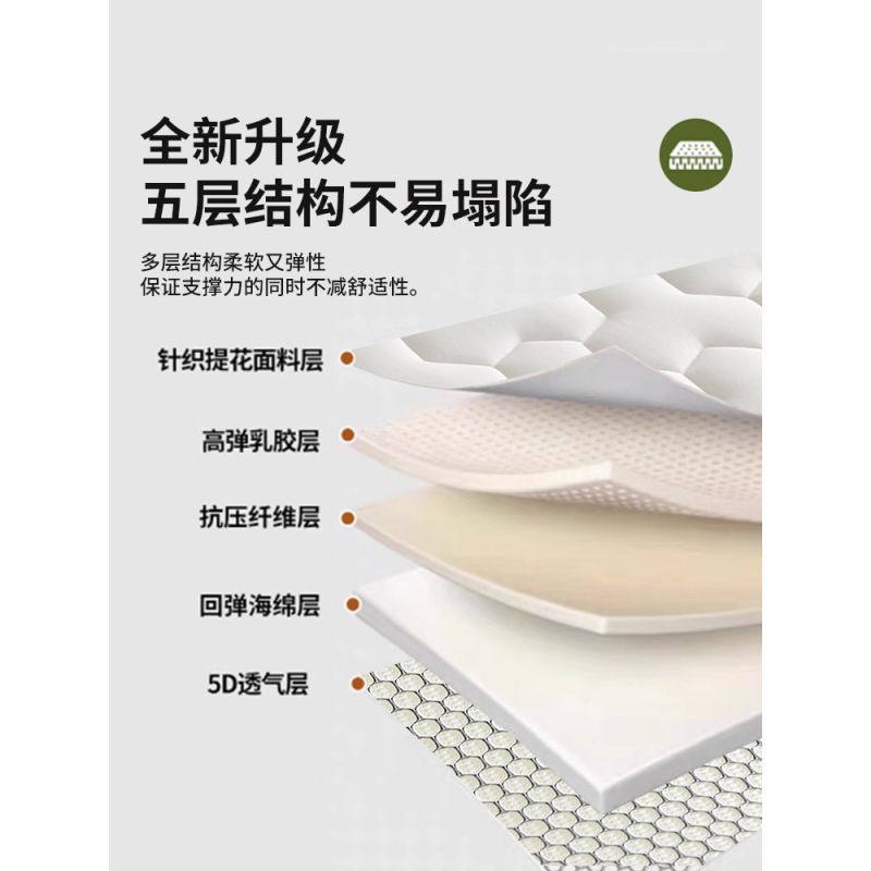 乳胶记忆棉床垫遮盖物家用软垫卧室宿舍学生单双人榻榻米海绵垫子|undefined