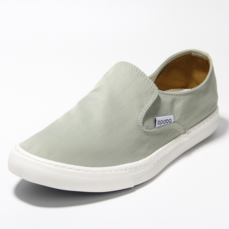 Men's Breathable Canvas Loafers Comfortable Slip On Driving Shoes_voghion.com