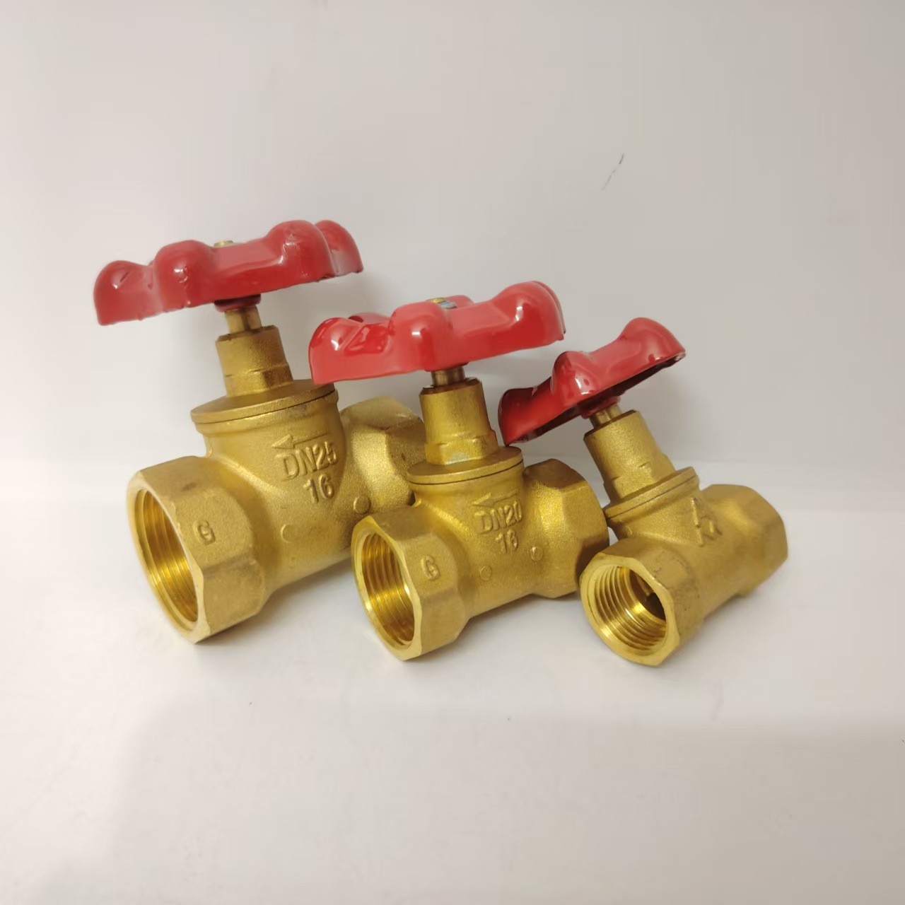 正品埃美柯169闸阀4分6分1寸内螺纹加厚黄铜闸阀