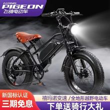 出口工厂助力电动车自行车成人山地越野锂电宽胎雪地车进口电芯