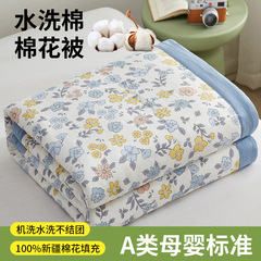 被子夏季夏被薄款全棉純棉可機水洗空調被四件套單人夏涼被春秋被