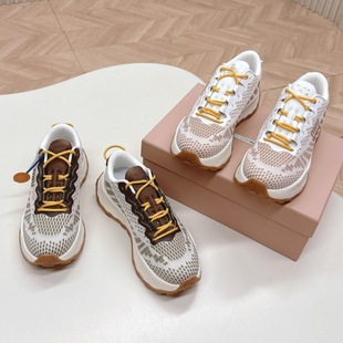 Trendy Retro-Style Mesh Breathable Dad Shoes for Women mm New Height-Increasing Thick-Soled Casual Versatile Sneakers