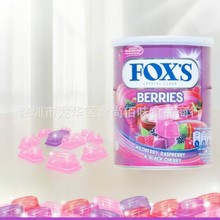批發印尼進口FOXS霍士透明水晶糖混合水果雜莓味糖果喜糖零食180g