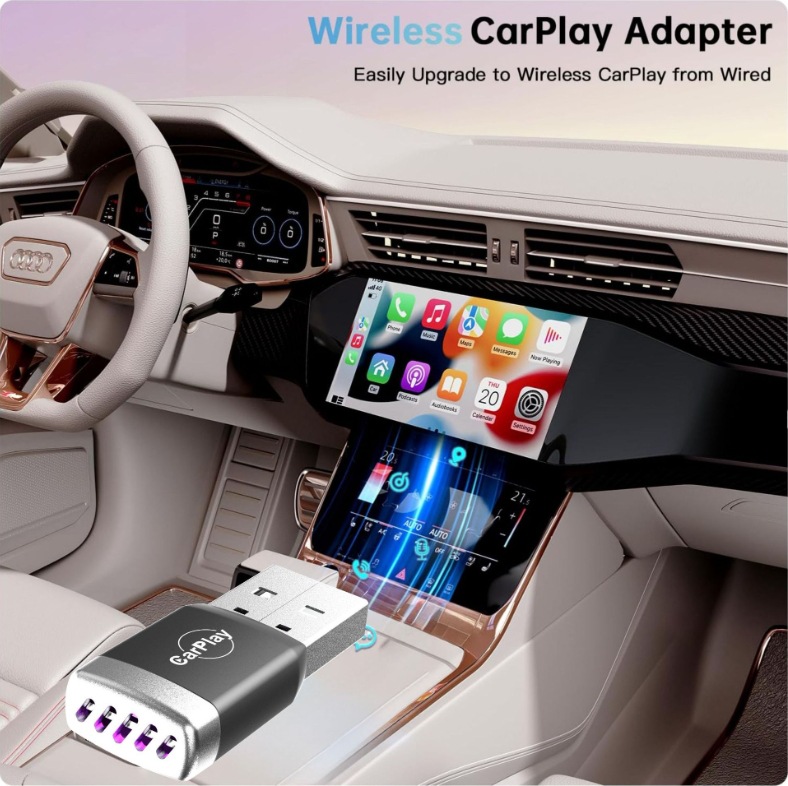Wireless Carplay Car USB 2-in-1 Apple Android Auto 2-in-1 Screen Projection Overseas Youtube Interconnection