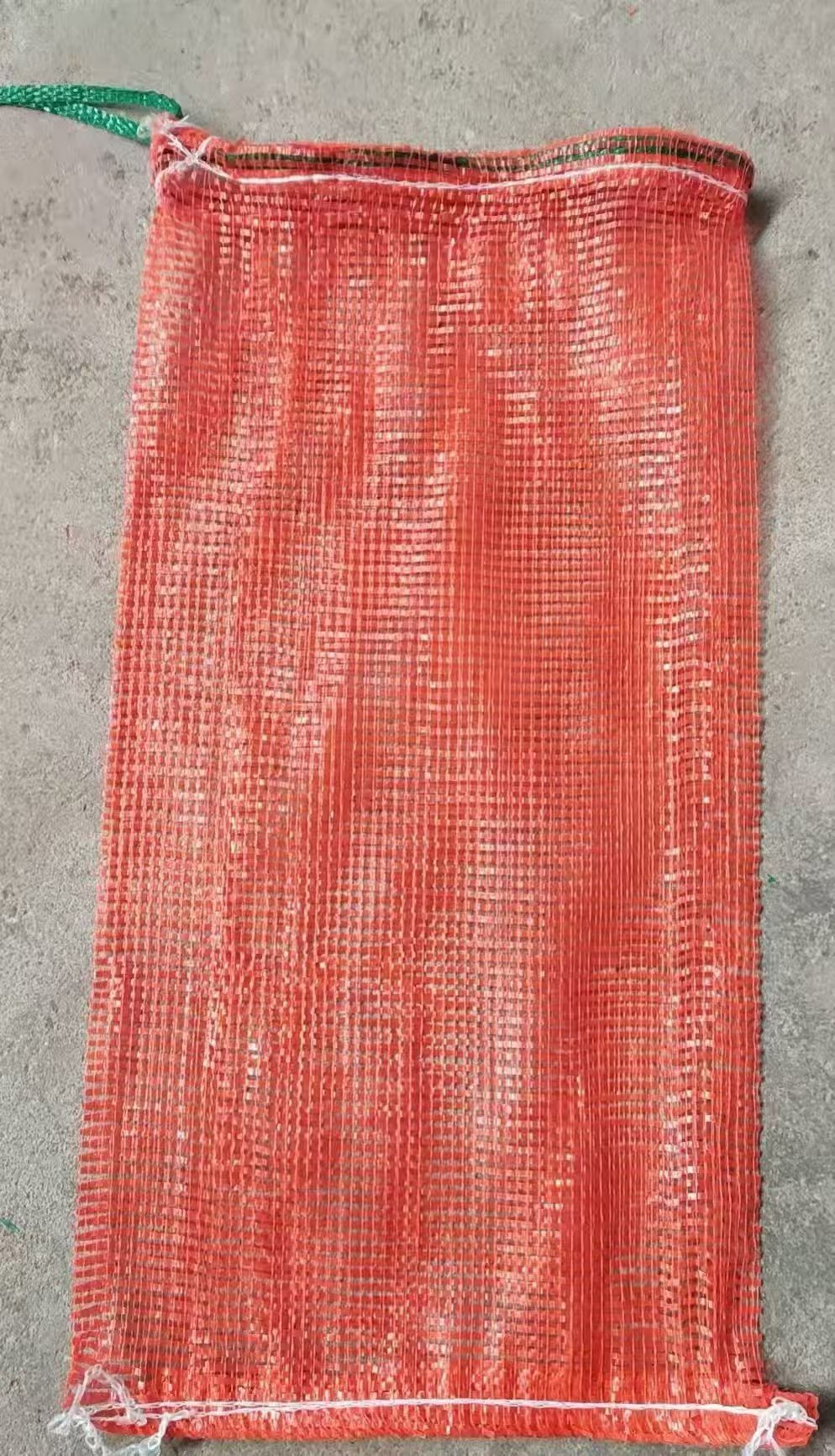 Bolsa de malla verde grande cifrado verduras frutas bolsas de malla abertura de paquete cifrado gran maíz bolsas de malla