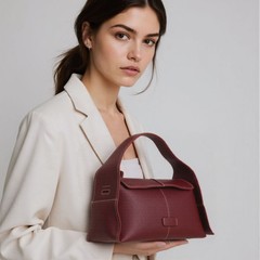 クロスボーダー代発クラシック軒包掛耳シリーズデザイナー二階牛革シングルショルダーバッグ女性ハンドバッグ