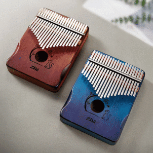 zani thumb piano 21 tone kalimba kalimba thumb piano peach blossom core single board finger piano musical instrument wholesale