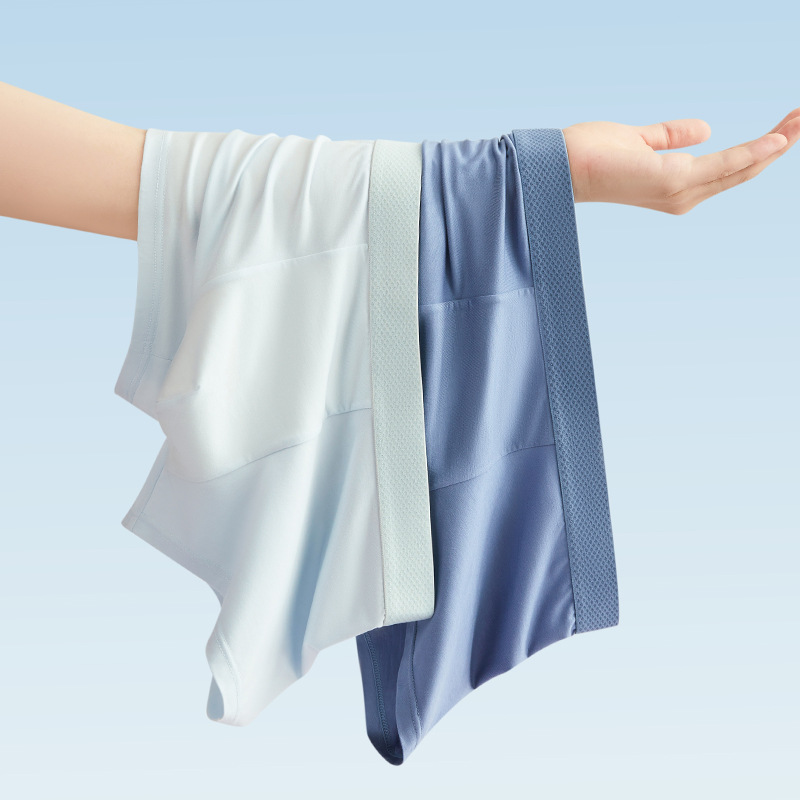 Modal hombre calzoncillos 10A antibacterianos entrepierna ginseng wolfberry esencia de cintura media cabeza de pantalones cortos juveniles