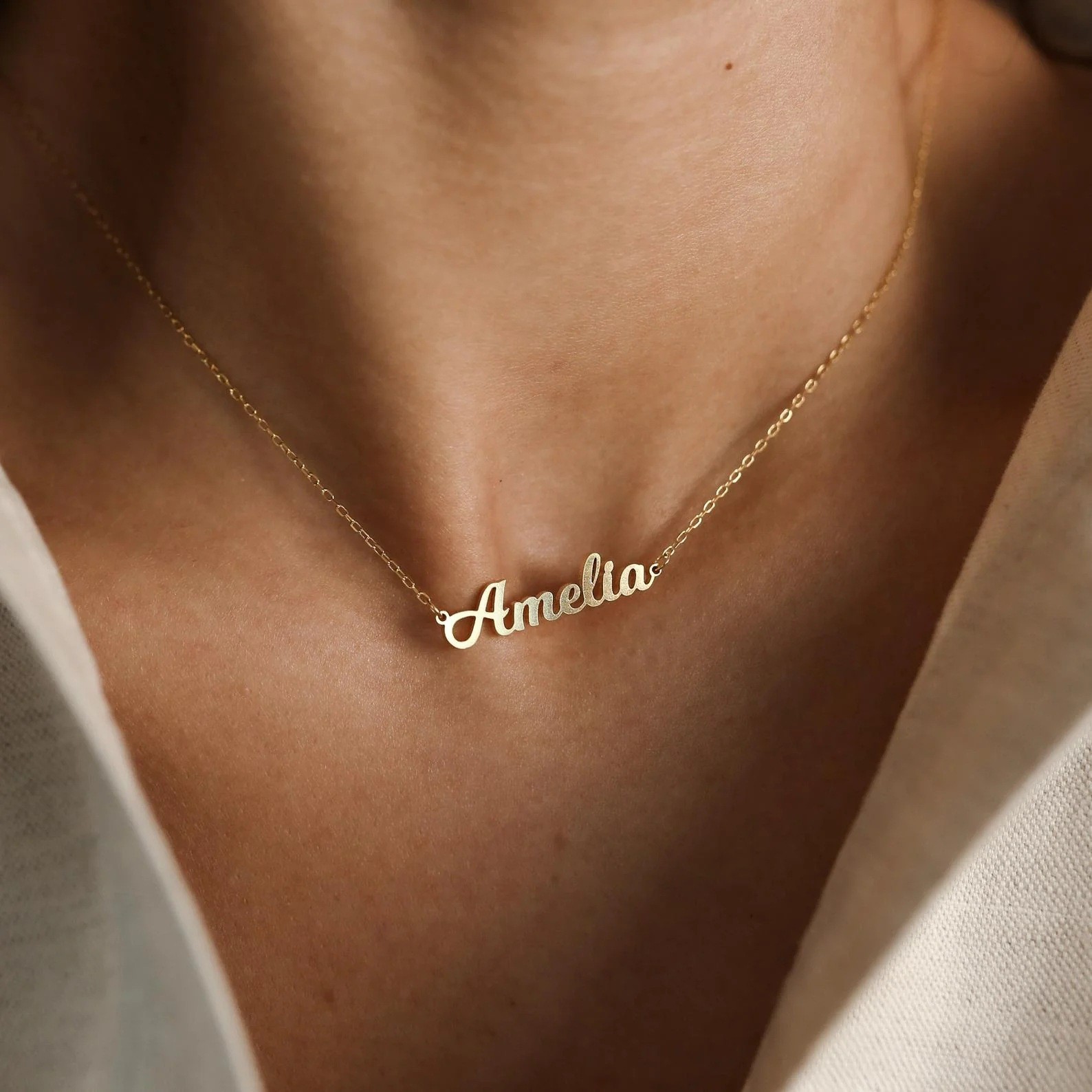 Steel Color Necklace