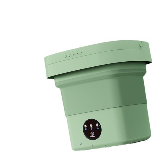 Mini Folding Washing Machine Small Eluting One-piece Thin Clothes Towel Baby Clothes Dormitory Washing Socks Artifact