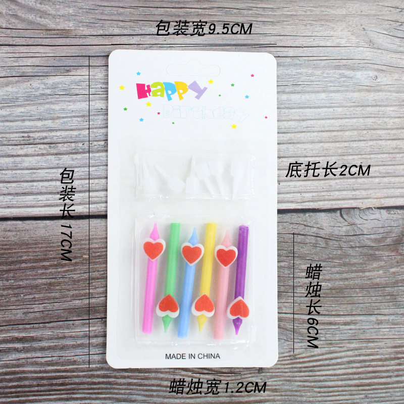 Vela de cumpleaños de dibujos animados al por mayor popular fiesta de flores oso dinosaurio donut cara sonriente vela de pastel para niños