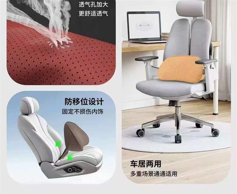 Suitable for AITO M6, same style as the mall's lumbar support, headrest, neck support, and waist support, car interior accessories, must-buy parts for new car modification