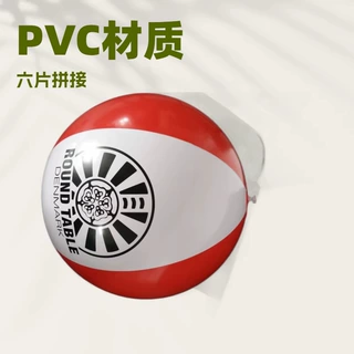 厂家定制25CM卡通沙滩球充气玩具球BEACH BALL泳池游戏玩具环保