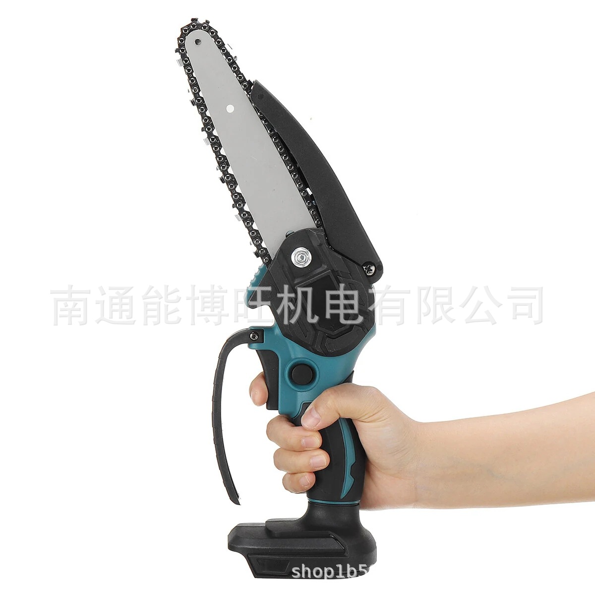 Sierra eléctrica sin escobillas de 4 pulgadas Sierra de cadena eléctrica portátil recargable Sierra de registro pequeña inalámbrica al aire libre Sierra de poda de árboles de corte de mano única