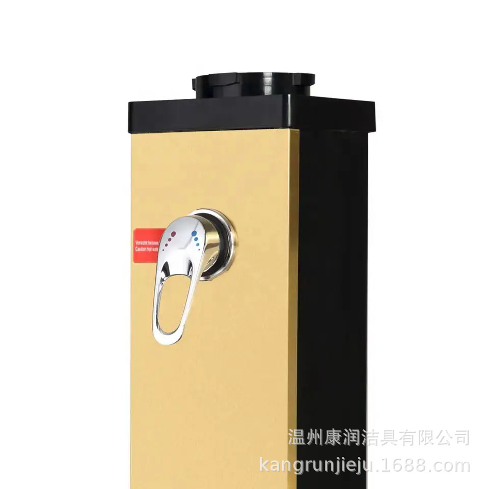 Kangrun Amazon ofrece 40L paneles de cepillado oro de gran capacidad de baño solar de plástico tanque de agua solar