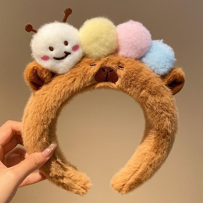 Fg283-brown fur ball