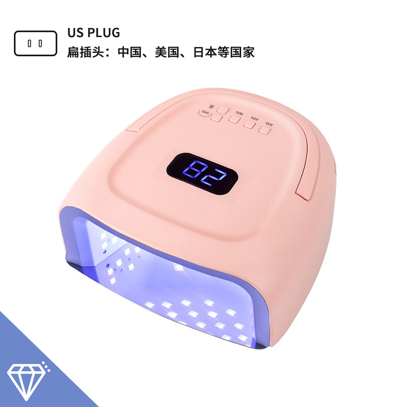 新型ネイルランプ60WネイルマシンS20ワイヤレス充電ネイル光線療法ライトセラピーマシンLEDネイル乾燥機|undefined