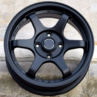 Wheel Hubs Are Compatible with Hub - 17x75j-te37-matte-black-with-4-holes-and-5-holes