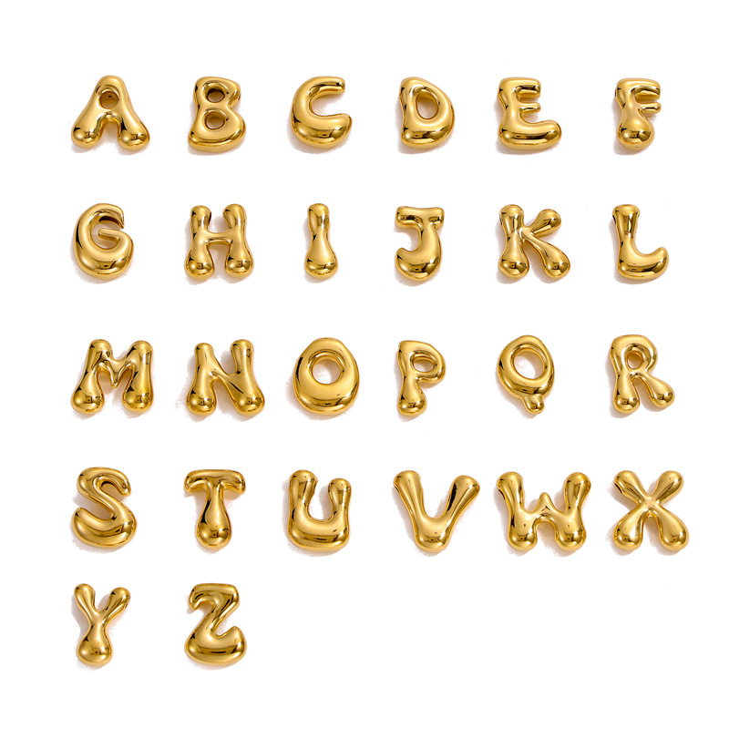 6g Weight Pendant Jewelry Making Type DIY Ornament Accessories Classification 1 Piece Quantity 304 Stainless Steel Material Letter Pattern All Seasons Season Plating Design Classic Style Style 1 Piece 304 Stainless Steel Letter Pendant DIY Ornament Accessories 无