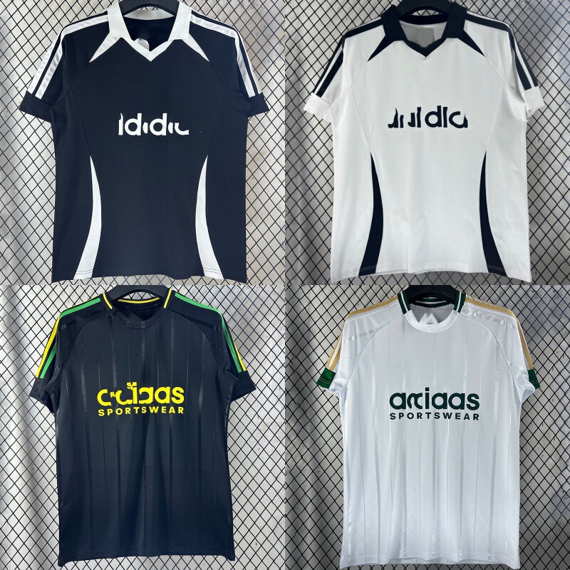 Cross-border best-selling casual jersey, Adidas three-leaf casual jersey, football uniform, custom football jersey wholesale Cross-border best-selling casual jersey, Adidas three-leaf casual jersey, football uniform, custom football jersey wholesale
