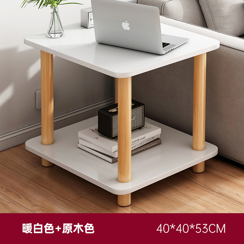 Sofá lado brecha lateral gabinete de alquiler casa cabecera almacenamiento estante balcón pequeña mesa móvil larga estrecha Mesa café