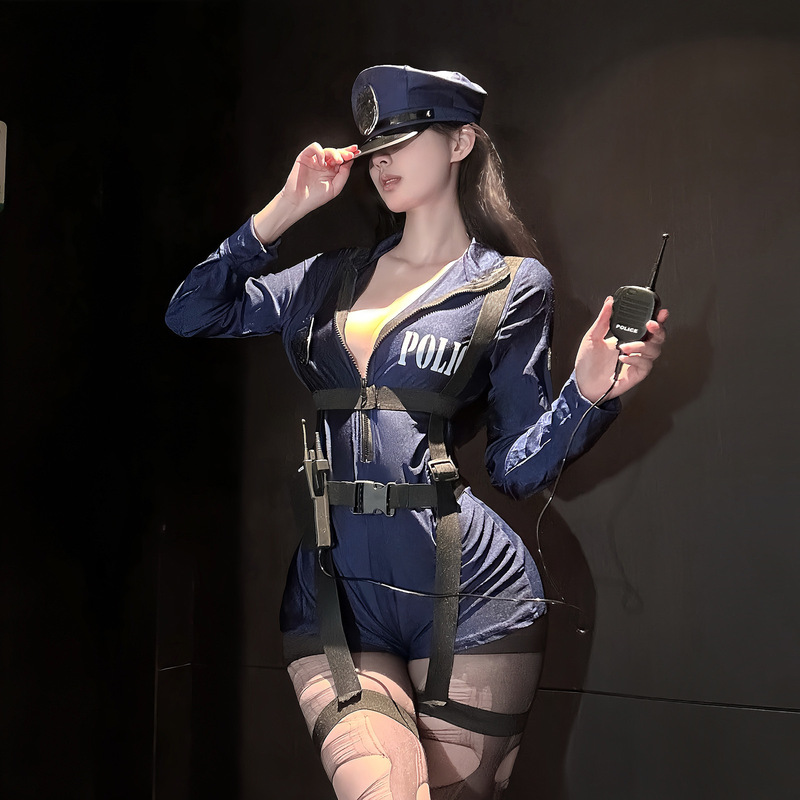 Sexy Lingerie in a Forbidden Style, Female Police Uniform, Pure Desire Style, Sweet and Cool, Hot Instructor Uniform, Passionate Outfit Set Sexy Lingerie in a Forbidden Style, Female Police Uniform, Pure Desire Style, Sweet and Cool, Hot Instructor Uniform, Passionate Outfit Set