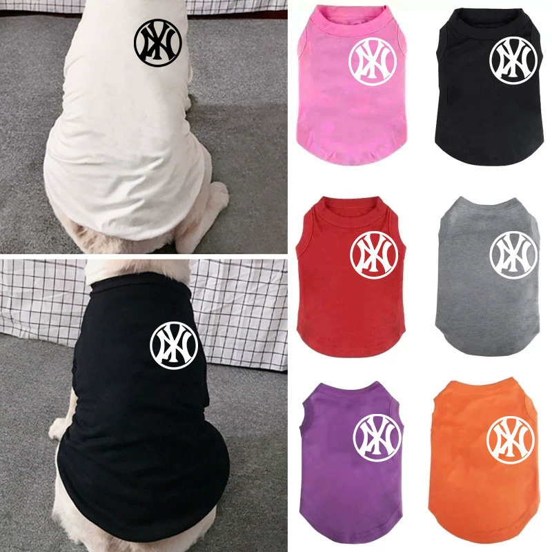 Жилет для домашних животных весенне-летняя одежда Брендовая Одежда для собак Tide летняя тонкая одежда для собак с методом Тедди маленькая средняя дышащая одежда для кошек