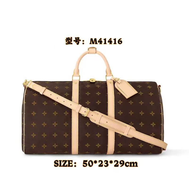 新しい keepall50 大容量ビジネストラベルバッグ男性と女性のハンドバッグショルダーラゲッジバッグ荷物バッグポータブル