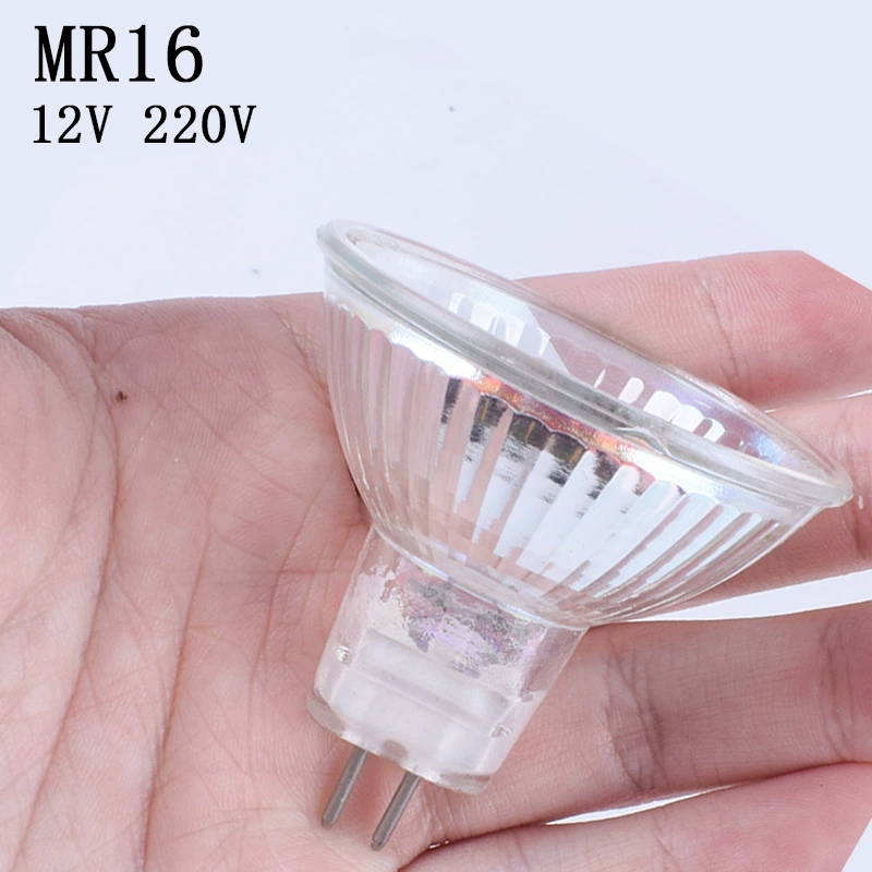 220V Крытый оспа прожектор 12V20W35W50W стакан лампа mr16MR11 кварц вольфрамовая проволока галогенная лампа