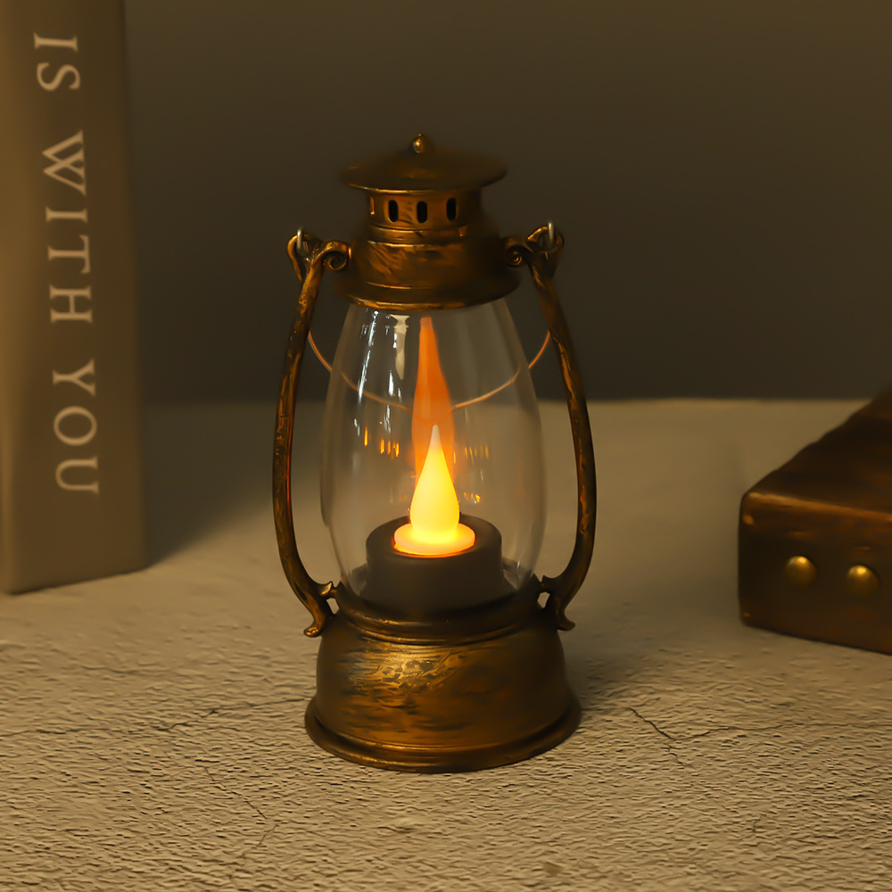 YC117 미디엄 스윙 심지 랜턴 [브론즈]