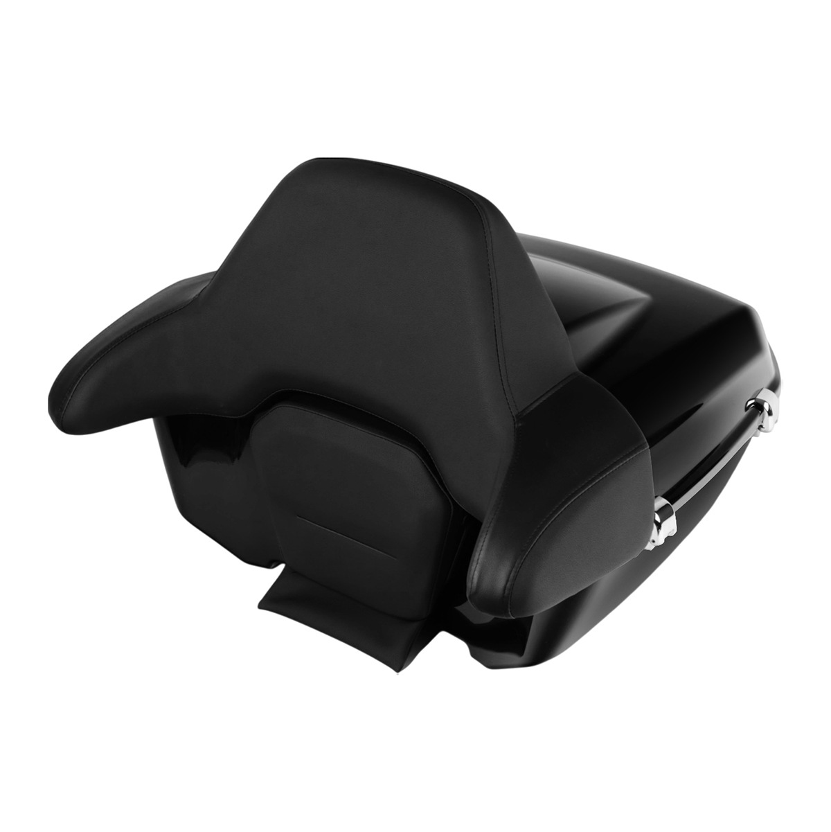 Suitable for Harley-Davidson Road Glide, Street Glide, and CVO models; rear luggage rack with backrest; passenger rear storage box