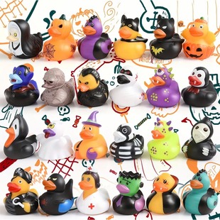 Halloween Mini Little Yellow Duck Children's Bathing Beach Pool Toy Doll Shape Water Toy Holiday Decoration