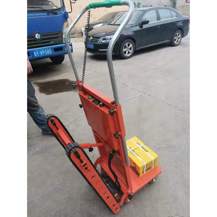 履带式爬楼机 上楼搬运车 载重爬楼梯机器沙子水泥上楼机