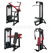 坐式推胸训练器二头肌弯举训练器引体向上拉背划船高低拉腹肌训练