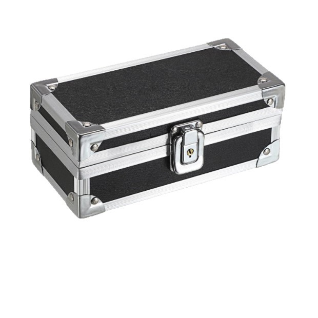 Caja de herramientas de aleación de aluminio multifuncional con caja de almacenamiento de bloqueo de viaje al aire libre caja de almacenamiento de herramientas de aluminio