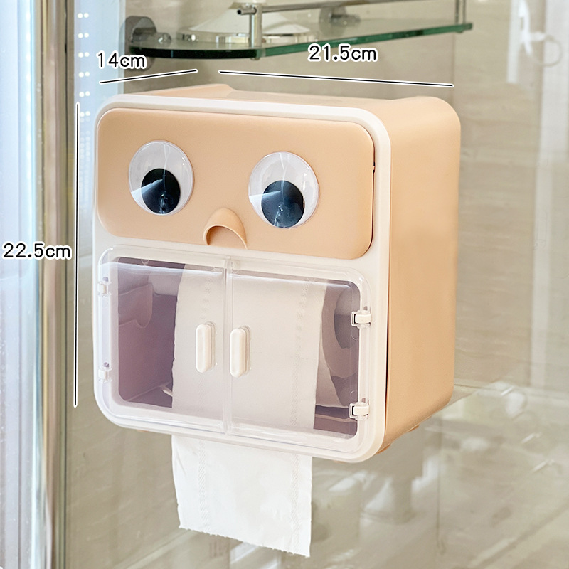 トイレティッシュボックス高級感置物棚穴なし壁掛けトイレクリエイティブ収納ボックス引き出しボックス|undefined