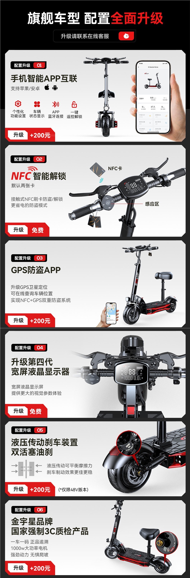 Hilop electric scooter, electric folding scooter, small electric vehicle, two-wheeled mini electric scooter for adults, electric pedal scooter