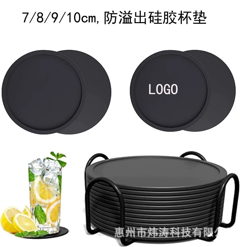 Готовые к использованию силиконовые подставки под чай, коврики для мисок, термоизоляционные салфетки для обеденного стола, подставки для кофе в западном стиле, термоизоляционные силиконовые подставки 10 см