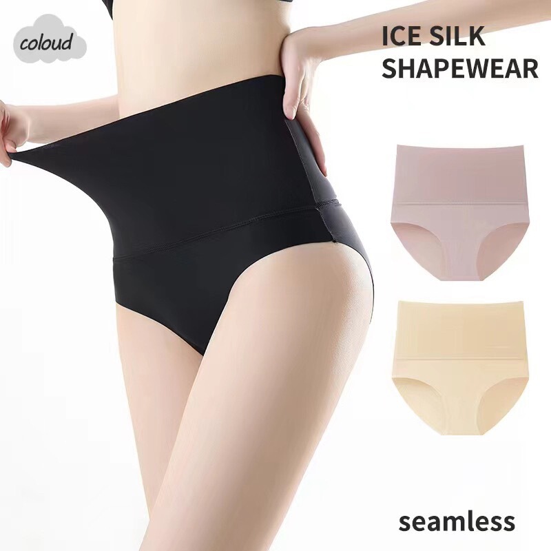 Cross-Border Independent Station Amazon Hot-Selling High-Waist Tummy Control Pants, Seamless Waistband Underwear, Body Shaping, Butt Lifting, Antibacterial