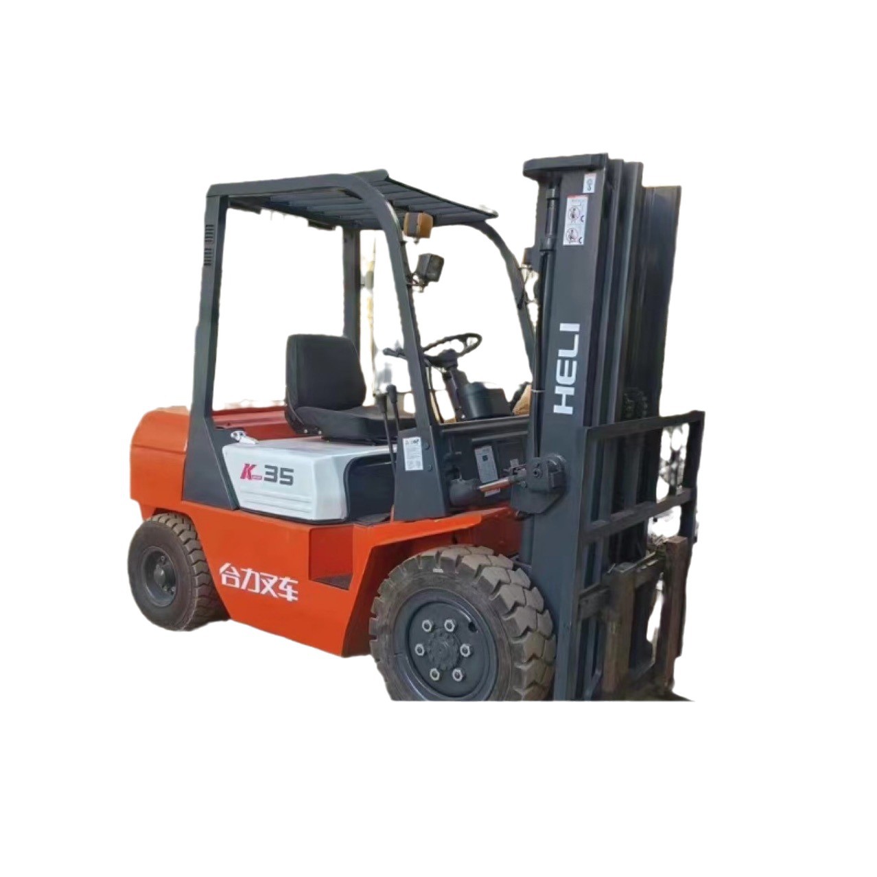 HeLiHangzhou mercado mayorista de carretillas elevadoras de segunda mano 3,5 toneladas 3 toneladas 5 toneladas 7 toneladas 10 toneladas de carretillas elevadoras de soporte alto