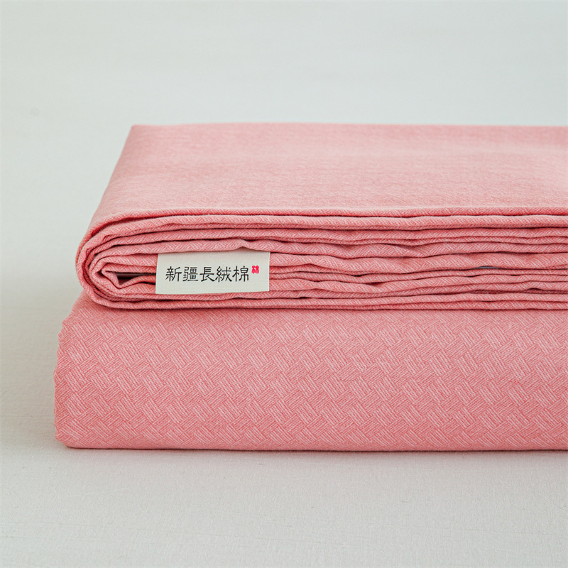 Nuevo tipo A color sólido sábana individual de algodón engrosada sábana de algodón 100% ecológico jet funda de almohada individual de tres piezas